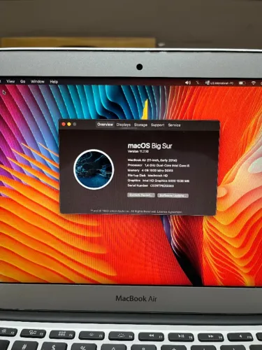 Macbook air 2014 11' - i5 - 4gb ram - 128gb