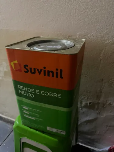 Lata de tinta acrílica fosco neve 18L