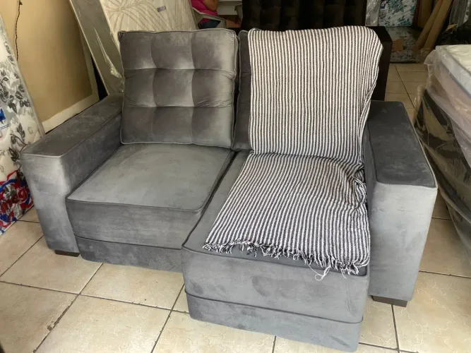 Sofá retrátil e reclinável PROMOÇÃO 