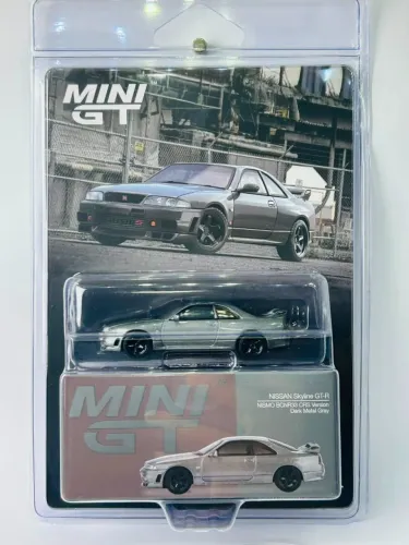 Mini GT Nissan Skyline GT-R NISMO BCNR33 CRS Version - Dark Metal Gray