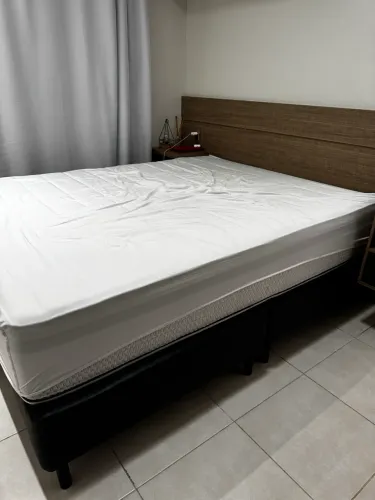 Cama box completa (colchão + base) ortobom