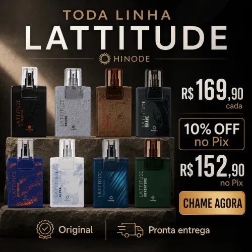 Perfumes Lattitude Hinode Original | Toda Linha | Pronta Entrega