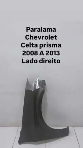 Paralama Chevrolet Celta Prisma 2008 2009 2010 2011 2012 2013 Lado Direito
