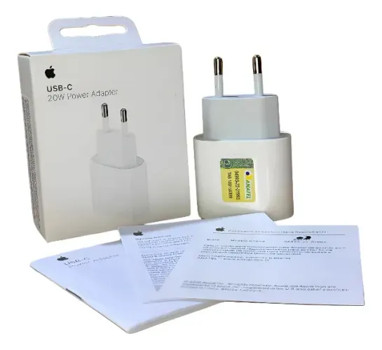Carregador Fonte Apple 20w iPhone 15 16 Usb-c