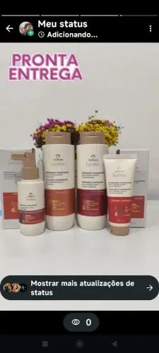 Kit cronograma capilar Antiqueda Lumina