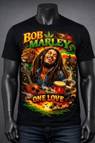 Camisa Bob Marley tamanho P M G