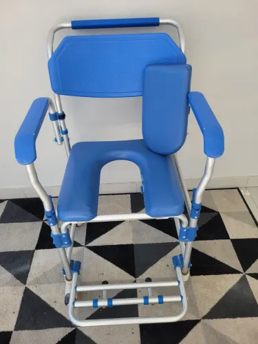 Cadeira de banho em alumínio