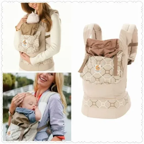 Canguru Ergobaby Organic Collection - Modelo Lattice