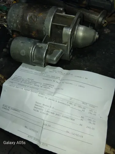 Motor de partida ford scort