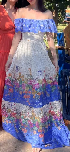 Vestido AVE RARA. Usado uma única vez