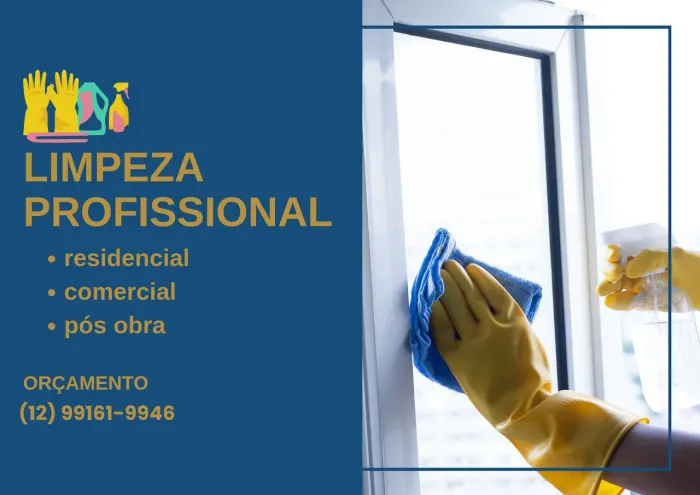 Limpeza pós obra/construção