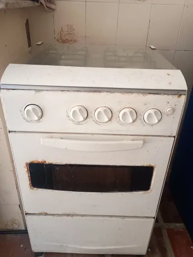 Fogão de funcionamento