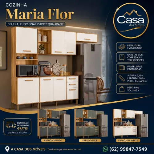 Armário de cozinha Maria flor