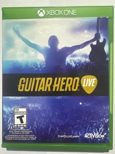 Jogo Guitar Hero Live - Xbox One - Series S e X - Mídia Física - 44 músicas 