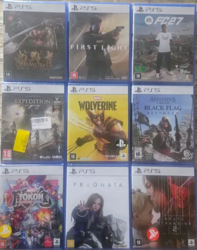 Jogos ps5 lacrados