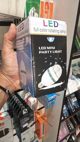 Lâmpada de Led - Globo de Luz - Coloridas Rotativa