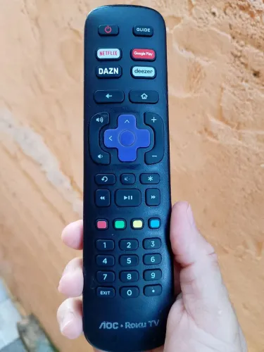 Controle remoto ORIGINAL smart TV AOC/SEMP ROKU TV