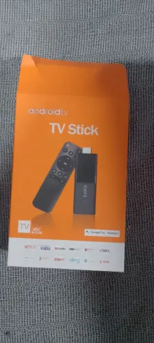 Tv stick Android 4k  funcionando normalmente sem detalhes 