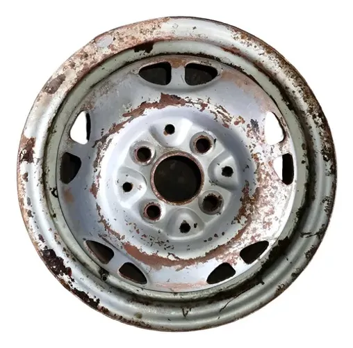 Roda Ferro Aro 13 Chevrolet Chevette 1973 1993 4x100 Prateado