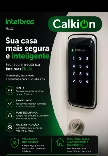 FECHADURA ELETRÔNICA INTELBRAS 