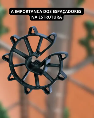 200 Espaçadores para vigas, colunas e lajes