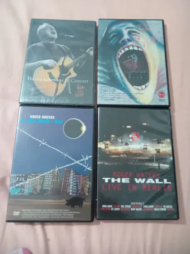 4 DVDs Pink Floyd The Wall David Gilmour Concert lacrado Roger Waters Live Berlin In Flesh