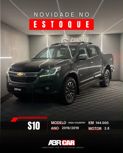 Chevrolet S10 P-up H.country 2.8 4X4 CD Dies.aut. 2019
