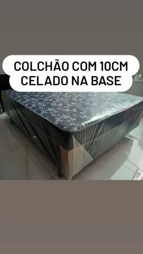 Cama box Casal - Frete grátis ( Espuma10cm)
