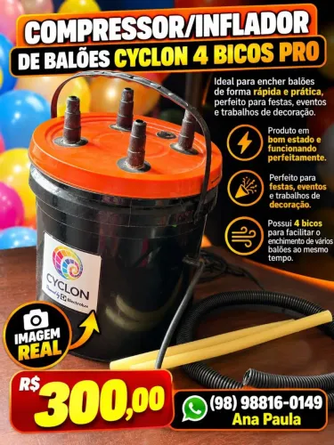 Compressor / bomba/ inalador de encher balão
