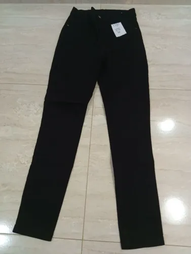 Calça Jeans Feminina Skinny 38 Preta - Nova