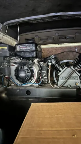 Compressor Chiaperini CJ 20+ APV 200L Gasolina e Elétrico - Semi Novo