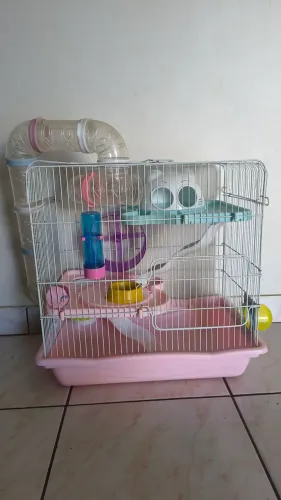 Gaiola hamster (completa/seminova)