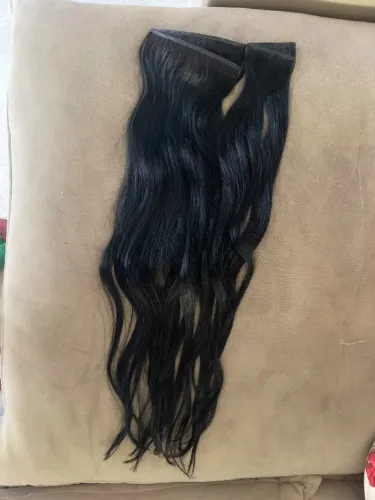 Cabelo Vietnamita 129 Gr - 65 Cm com fita adesiva R$1.200,00 à vista ou em 2X no cartão