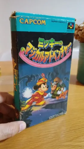 Jogo Mickey The Magical Quest Original - Original com caixa - Super Famicom