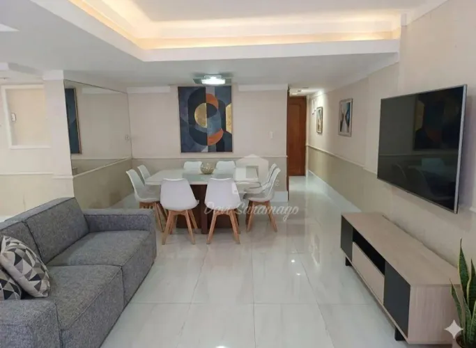 Apartamento no Ingá: 120m², Primeira Quadra da Praia