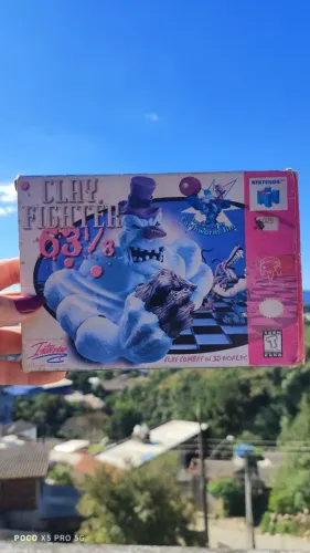 Clay Fighter Nintendo 64 Original na Caixa