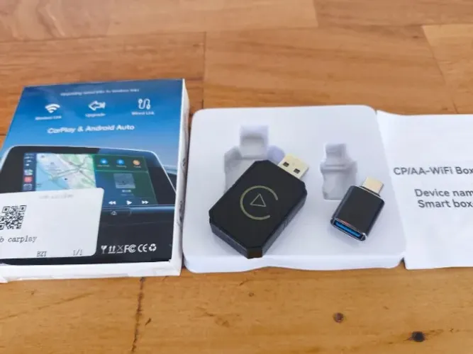 Adaptador Carplay Android Auto Adapter 2 in 1 Mini - ELIMINE O FIO DO SEU CARRO
