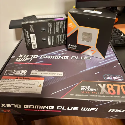 Kit am5 - 9800X3D + X870 gaming plus wifi + 32gb 6000mhz