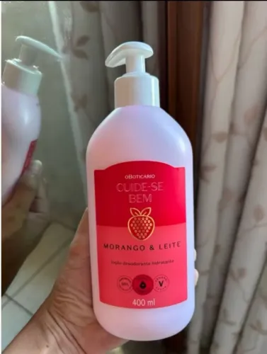 Creme Hidratante Morango e Leite Boticário 
