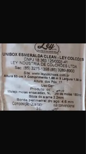 Cama Unibox esmeralda molas ensacadas