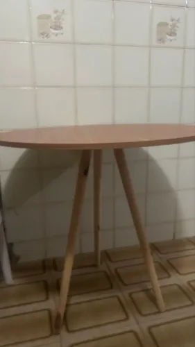 Mesa redonda 80cm madeira