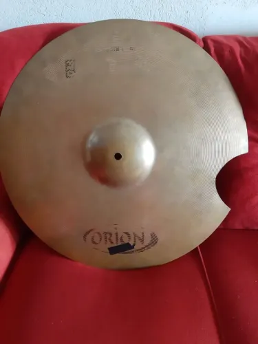 Prato de bateria + estante de prato