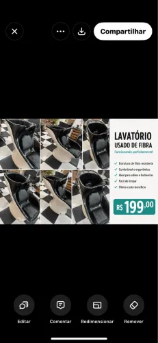 Lavatório de fibra ótimo *
