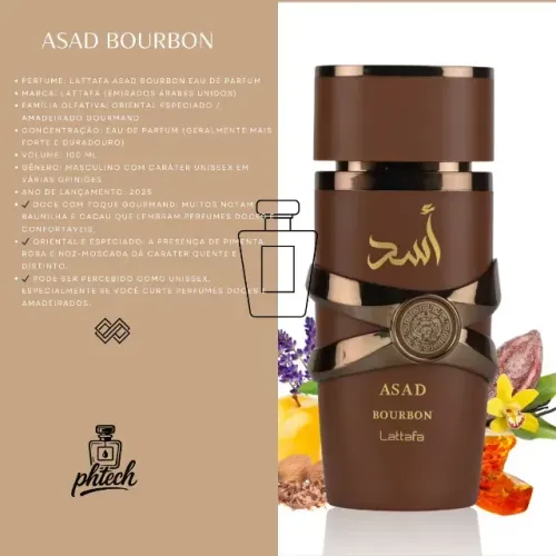Perfume original Asad Bourbon