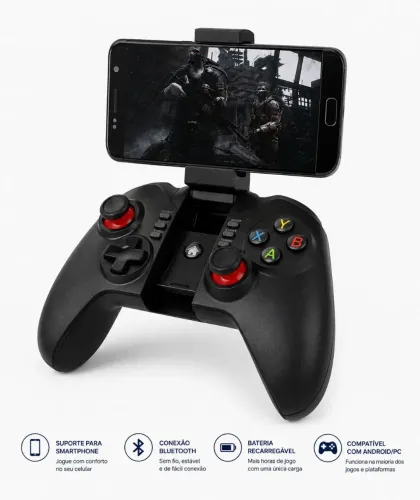 ? Controle iPega Tomahawk Wireless Gamepad - Perfeito Estado!