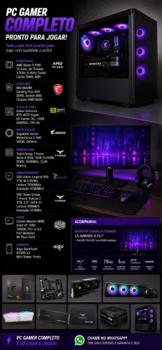 Placa De Video Galax GeForce RTX 4070 Super EX Gamer OC, 12GB, GDDR6X, 192-bit