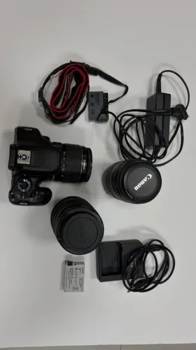 Camera Canon Rebel T2i + Acessorios, Lentes e Bag