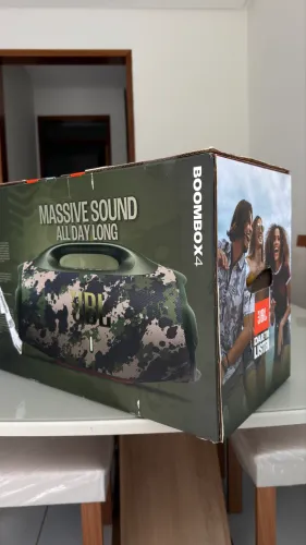 JBL BOOMBOX 4 Lacrada camuflada nota fiscal