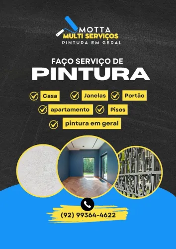 Serviço de pintura residencial e comercial 