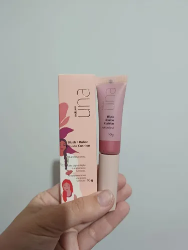 Blush líquido cushion Natura Una Rose